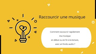 Tutoriel vidéo BIOPlayer : Raccourcir une musique