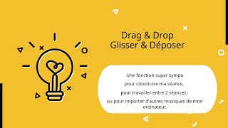 Tutoriel vidéo BIOPlayer : Drag&drop / Glisser-déposer